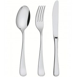 Faqueiro 101 Peças Mônaco Em Aço Inox Tramontina Com Estojo De Madeira